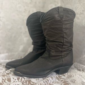 Black Vintage Dingo Cowboy Boots